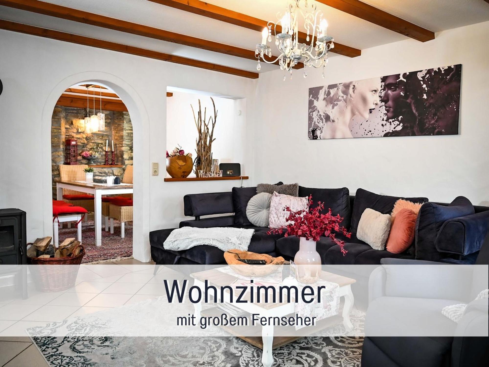 4 Sterne Ferienhaus "Zum Weiher" Allenbach Buitenkant foto