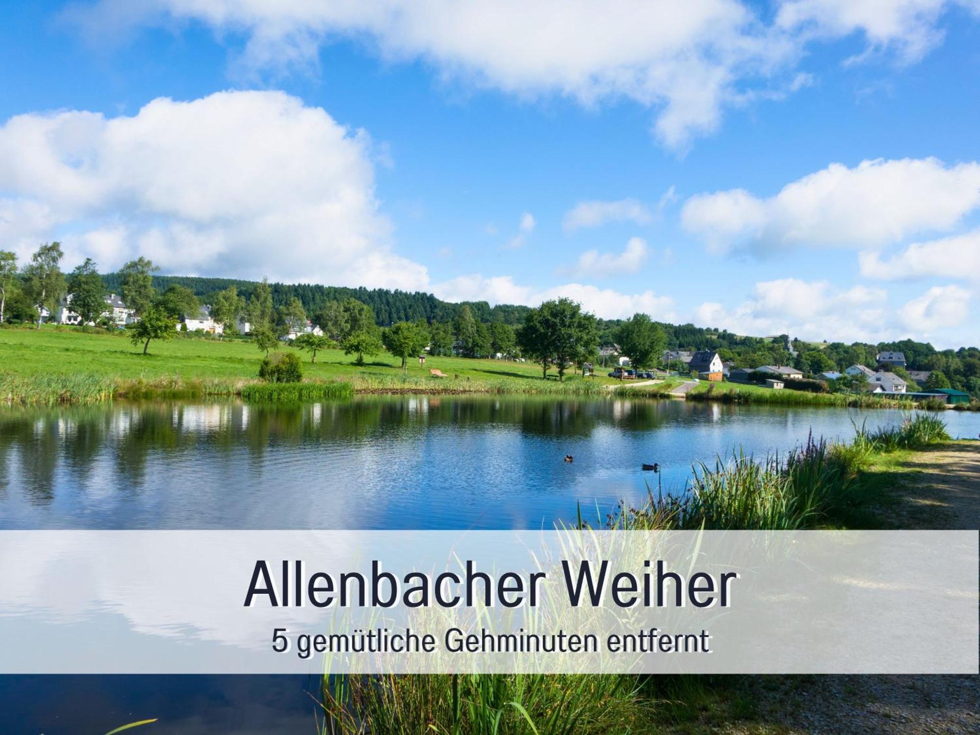 4 Sterne Ferienhaus "Zum Weiher" Allenbach Buitenkant foto