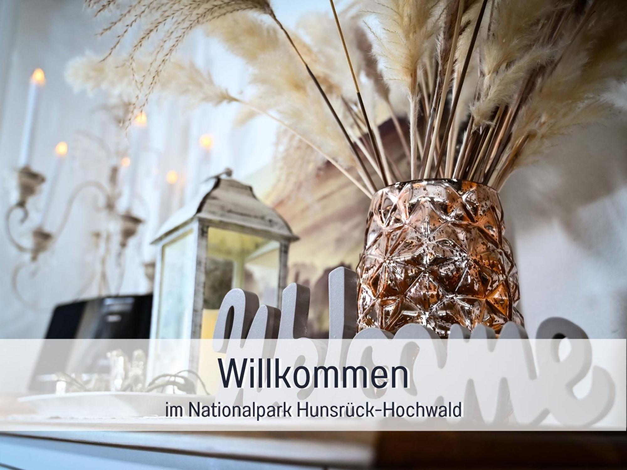 4 Sterne Ferienhaus "Zum Weiher" Allenbach Buitenkant foto